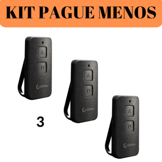KIT 3 Controles Remotos para Portão Automático Garen PPA Peccinin Tx Light/Tx Max em Oferta na Shopee