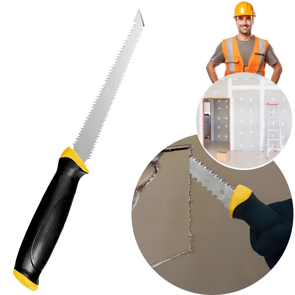 Serrote Profissional Drywall Gesso Lâmina Dupla 6 Polegadas
