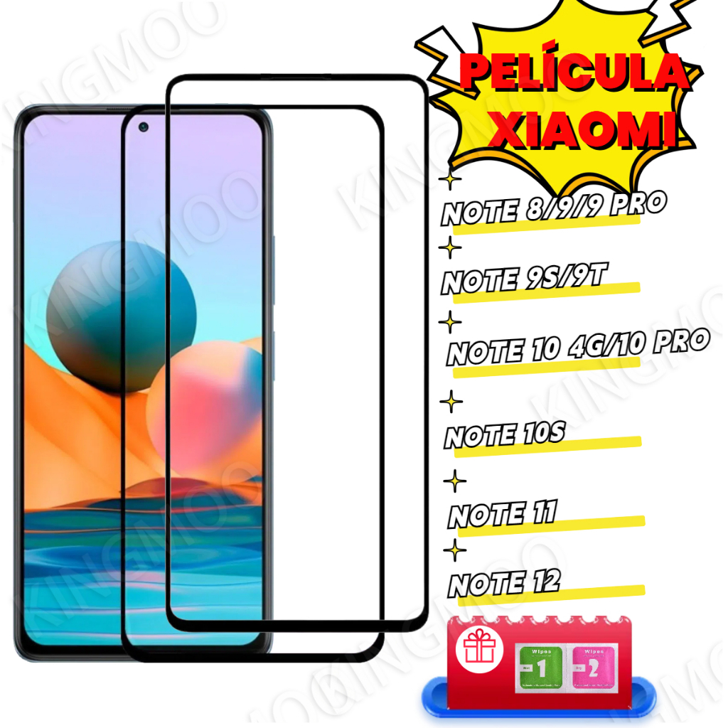PELÍCULA 3D PARA XIAOMI REDMI NOTE 10 / NOTE 10S - Película de Vidro para Celular