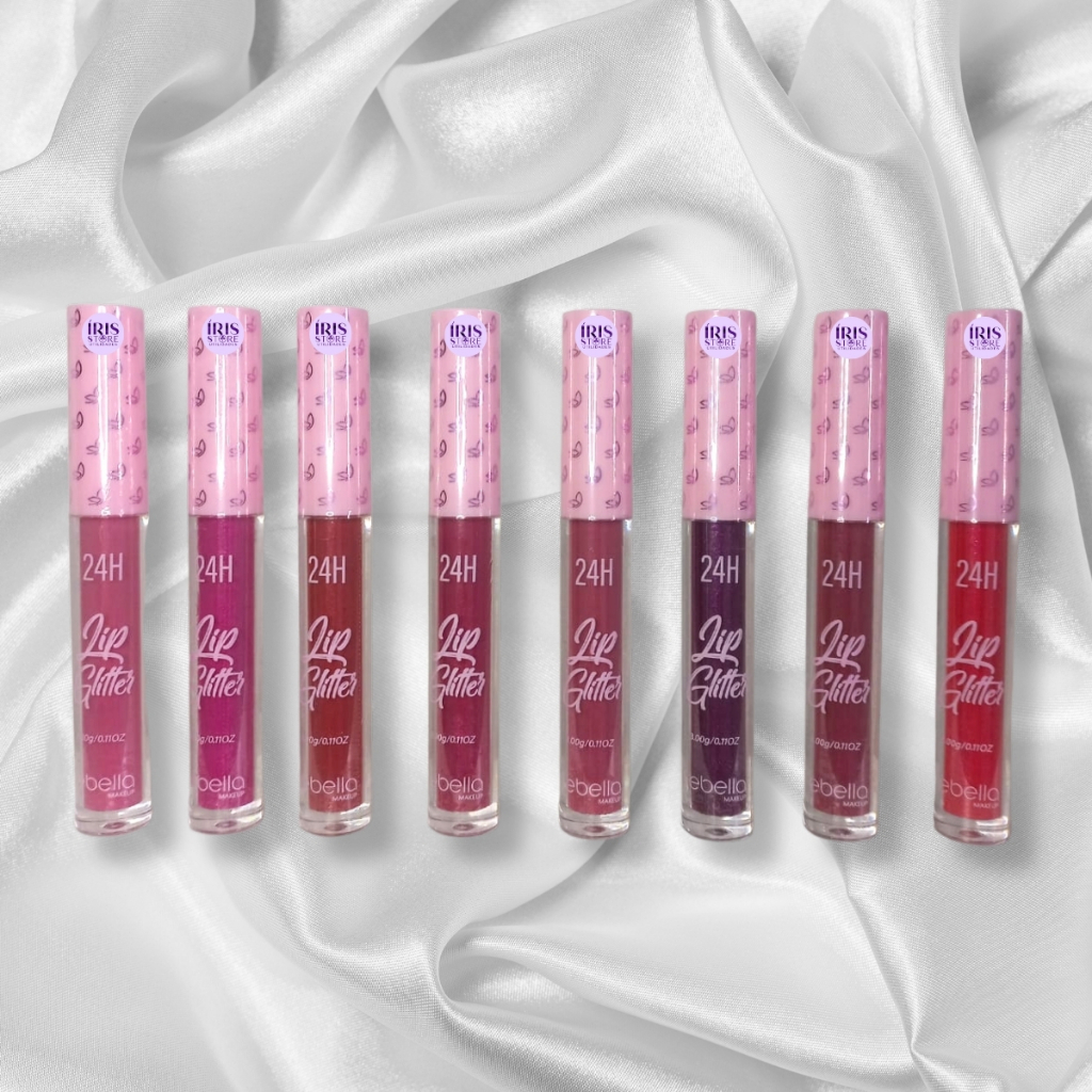 Lip Glitter Brilho Labial Febella - Longa duração 24h em Oferta na Shopee