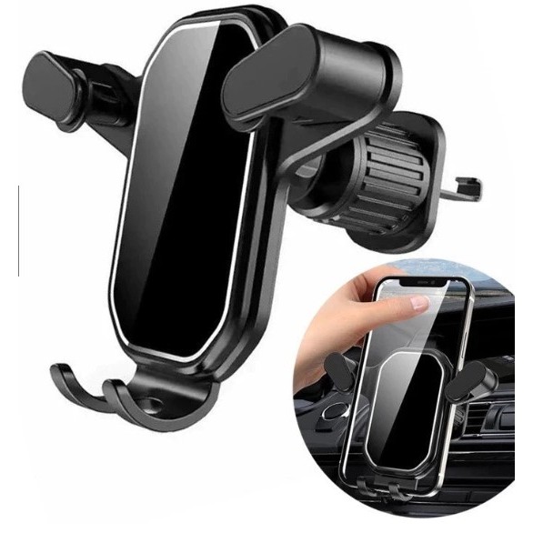 Suporte Veicular Carro Para Celular 360 ° Giratório Universal Multifuncional Ventilacao Ar
