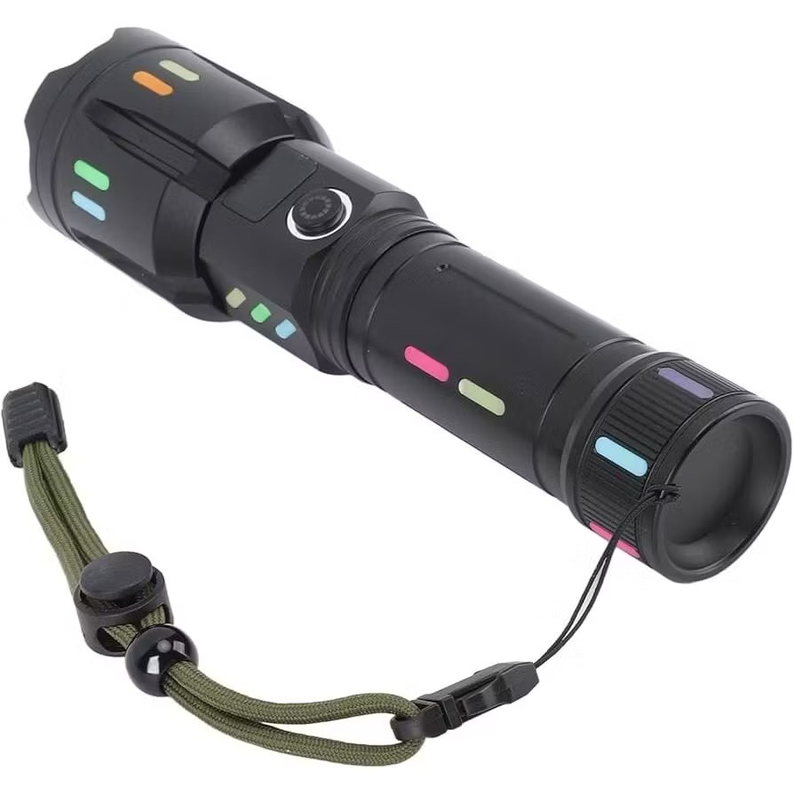 Lanterna Tatica Led Super Potente à prova D água Longo Alcance e Alta Luminosidade recarregável