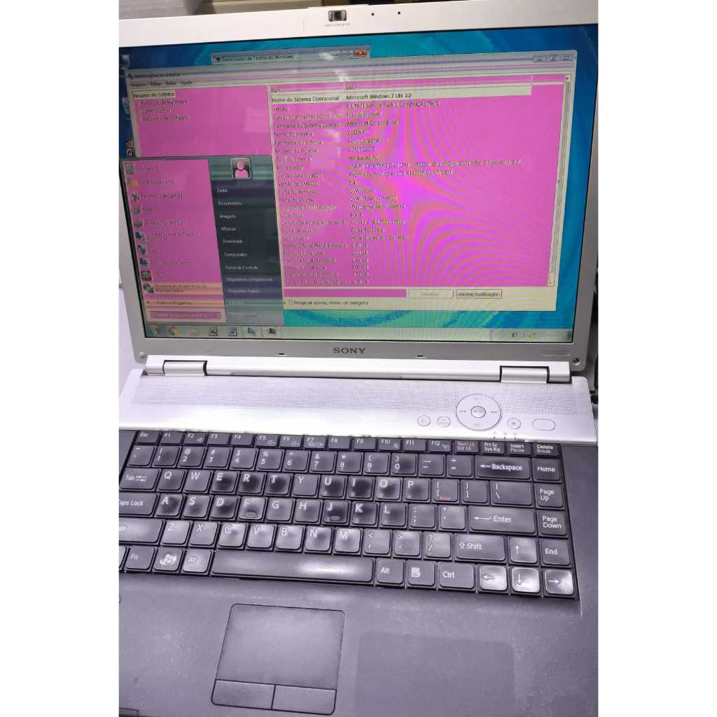 notebook Sony vaio pcg-392L relíquia LEIA O ANUNCIOx