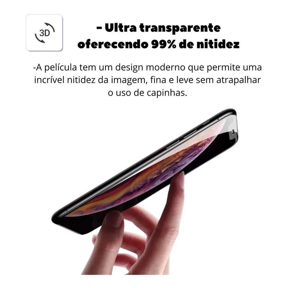Película Vidro Temperado 3D Espessura Para Motorola G04 G05 G13 G14 G15 G23 G24 G34 G35 G45 G53 G54 G55 G75 G84 — imagem 2 de 2