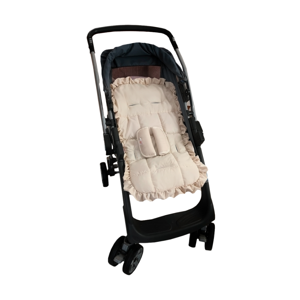 Capa para Carrinho com Protetores de Cinto - Conforto e Proteção para o Seu Bebê
