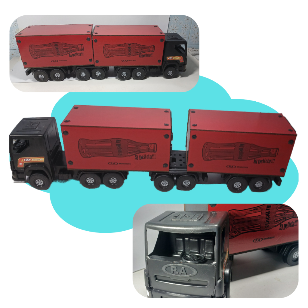Caminhao Truck Bi Trem Bau Bitruck