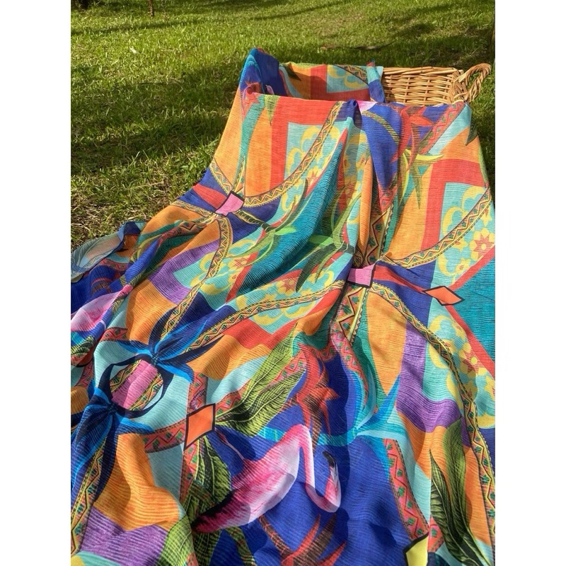 Saida de praia estampas variadas Canga para Praia e Piscina 75X1.50cm