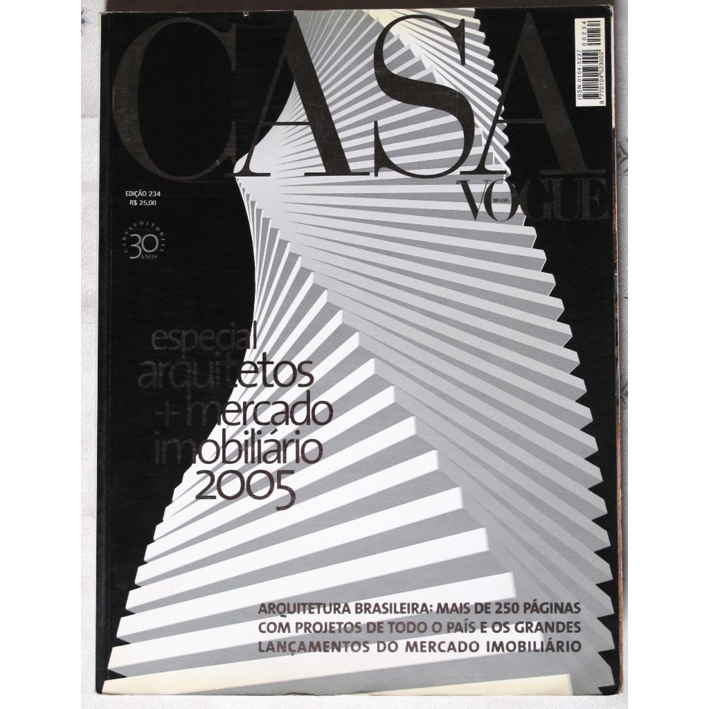 Revista - Casa Vogue - Especial arquitetos - N°235