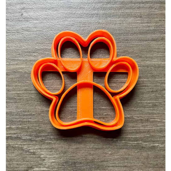 Molde de Confeitaria Pata Paw Cortador Pug Cachorro Pet Halloween Biscoito Bolacha Cookies Confeitaria Biscuit Foundant