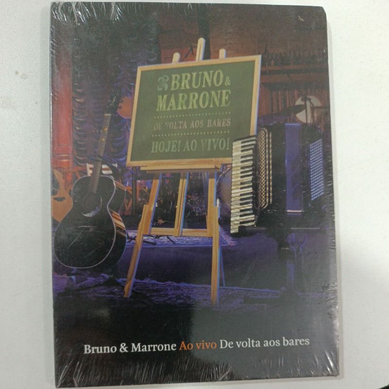 DVD BRUNO & MARRONE/DE VOLTA AOS BARES (AO VIVO)