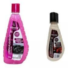 Kit Limpa Plástico e Hidratante de Couro Marca Pérola em Oferta na Shopee