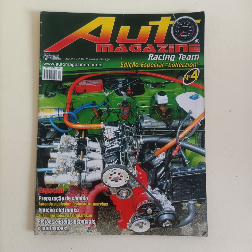 Revista Antiga Auto Magazine Race Team Edição Especial No 4