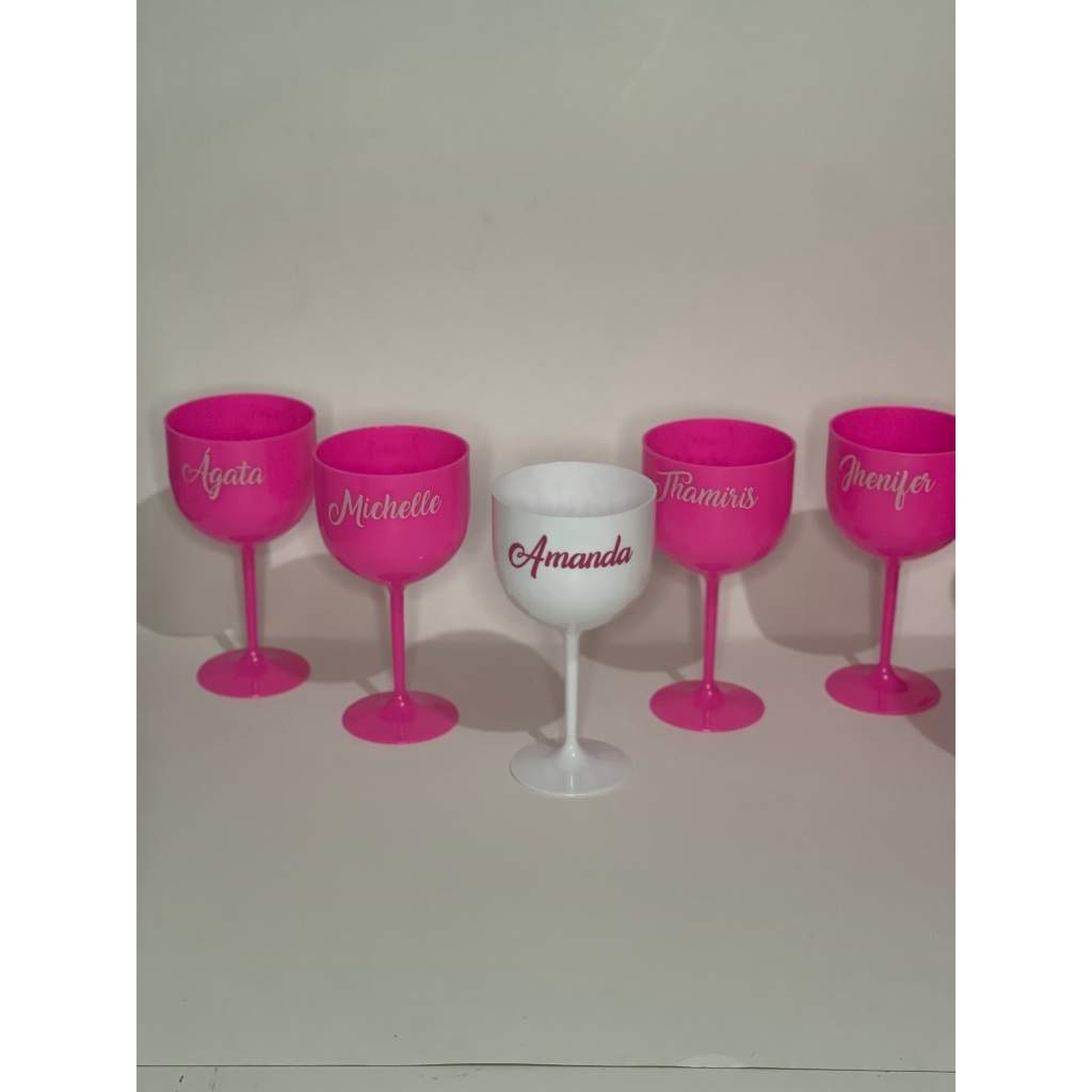 Taça de Gin Personalizada Despedida de Solteira - Noiva, Bride, Team Bride, Bonde da Noiva, Time da Noiva
