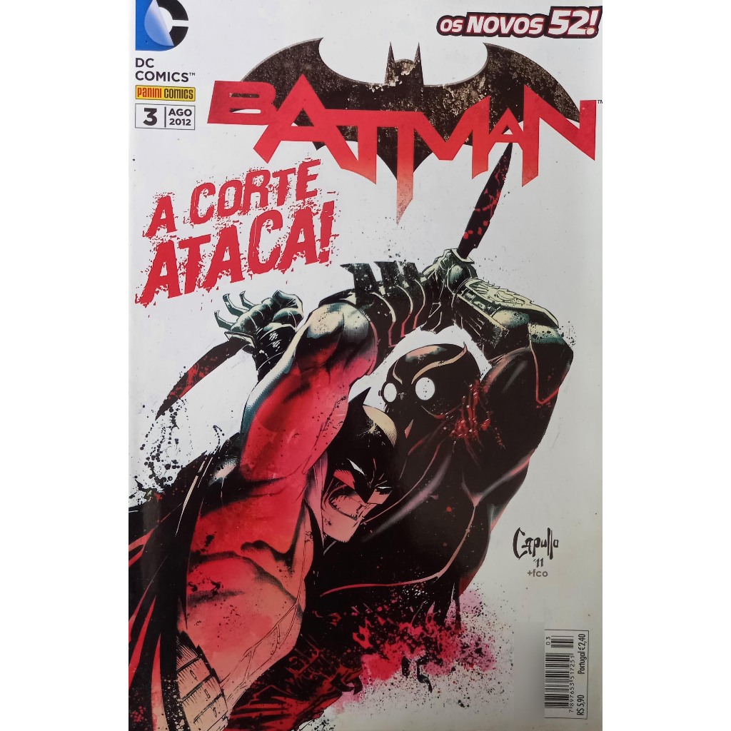 Hq Batman 3 - Os novos 52! - Panini Comics - DC Comics - 2012
