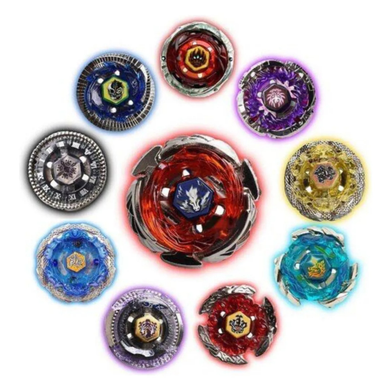 Pião Beyblade Metal Fusion Individual Lançador Beyblade Individual com Lançador/ Crianças Brinquedo