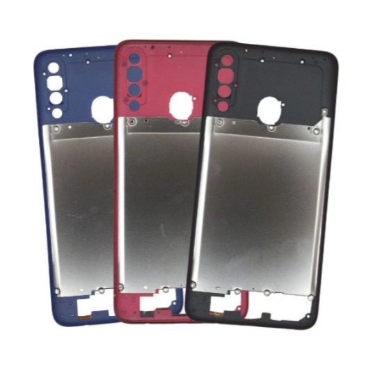 chassi Aro Lateral Botões Compatível A20S em Oferta na Shopee