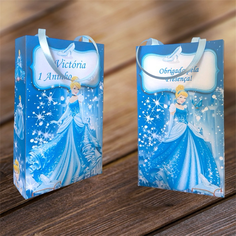Sacolinha personalizada Cinderela