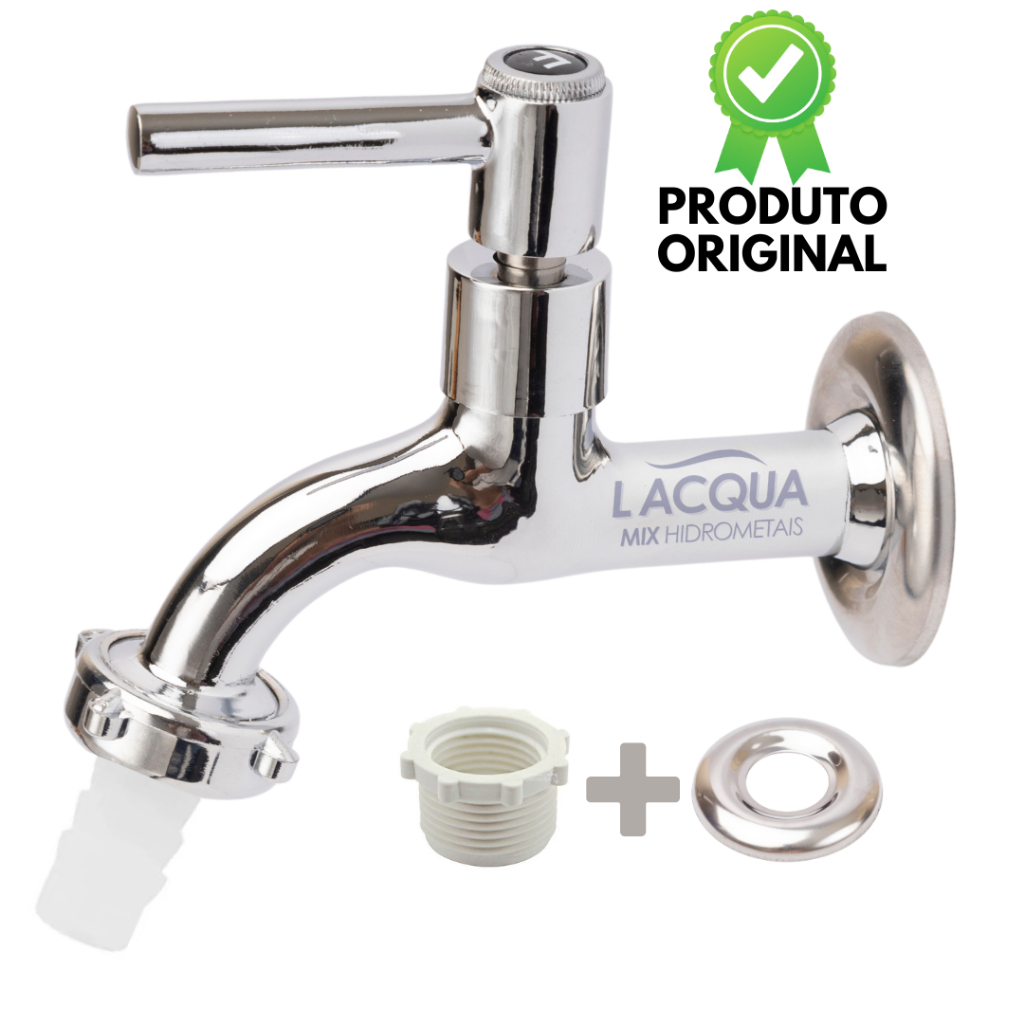 Torneira Jardim Luxo Longa METAL 100% em Oferta na Shopee