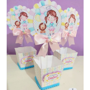 10 centro de mesa circo lembrancinhas personalizadas/ pegue e monte cachepô personalizado festa infantil papelaria personalizada