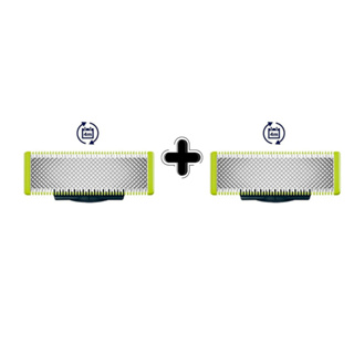 Kit 2 Refil Lâmina De Reposição Para Oneblade Qp210/50p em Oferta na Shopee