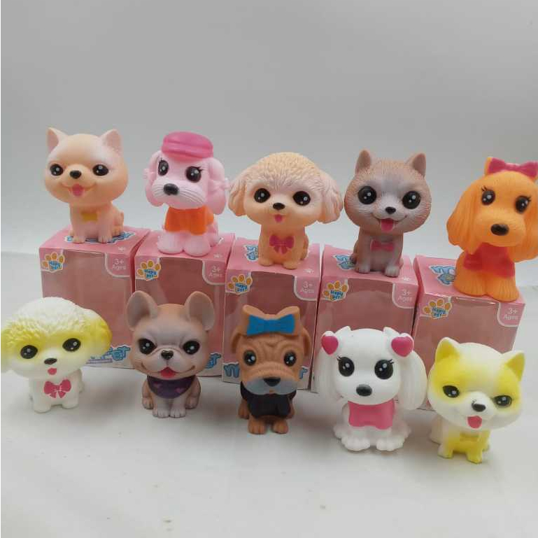 Miniaturas Cachorrinhos Pets Mini Dogs Brinquedo Cachorro Animais de Brinquedo Infantil UNIDADE