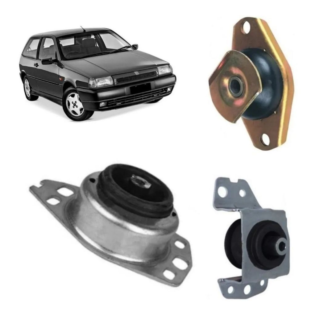 Kit Calço Coxim Do Motor E Cambio Fiat Tipo 1.6 Todos