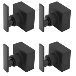 4 Acabamento Quad Alavanca de Registro de Pressão Gaveta Padrão Deca 1/2 3/4 Preto 100% Metal C73