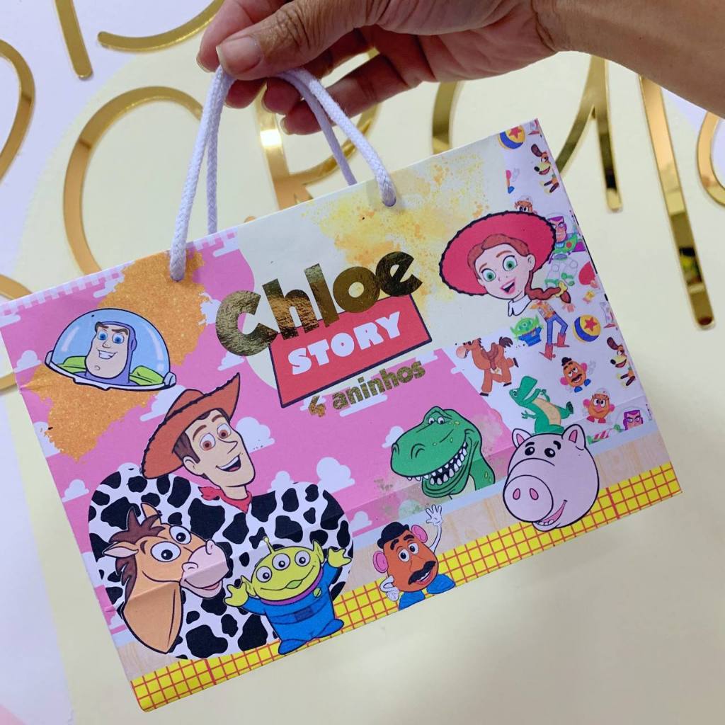 Sacolinhas Surpresa  Toy Store Rosa / Personalizados/Lembrancinhas/Festa infantil/Aniversário