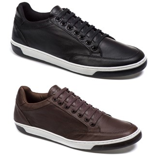 Kit 2 tenis Sapatenis Masculinos Em Couro Barato Confortavel Macio Leve casual