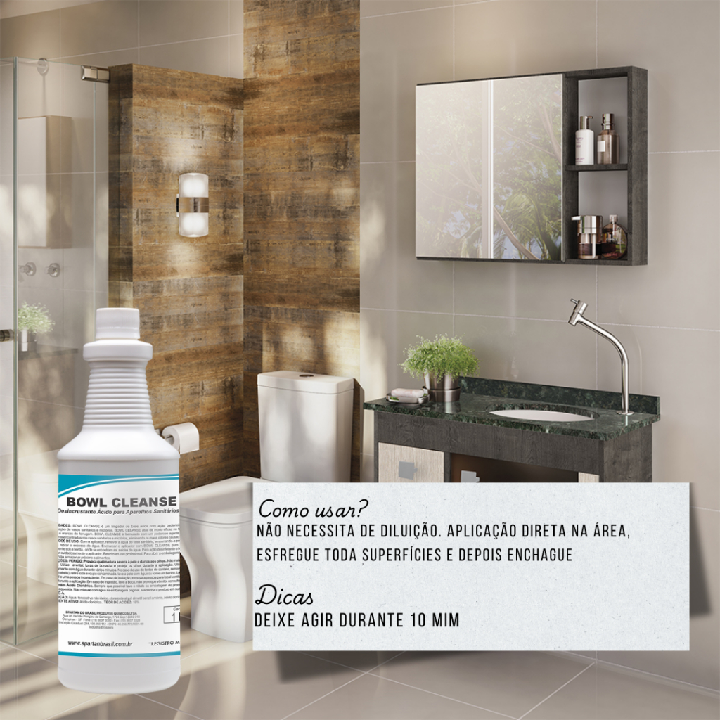 Bowl Cleanse 1L da Spartan (Desincrustante de Alta Eficiencia) — imagem 2 de 2