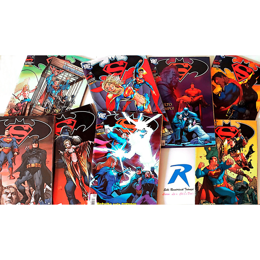 Coleção - Superman &  Batman - 8 Volumes - Editora: Panini Comics