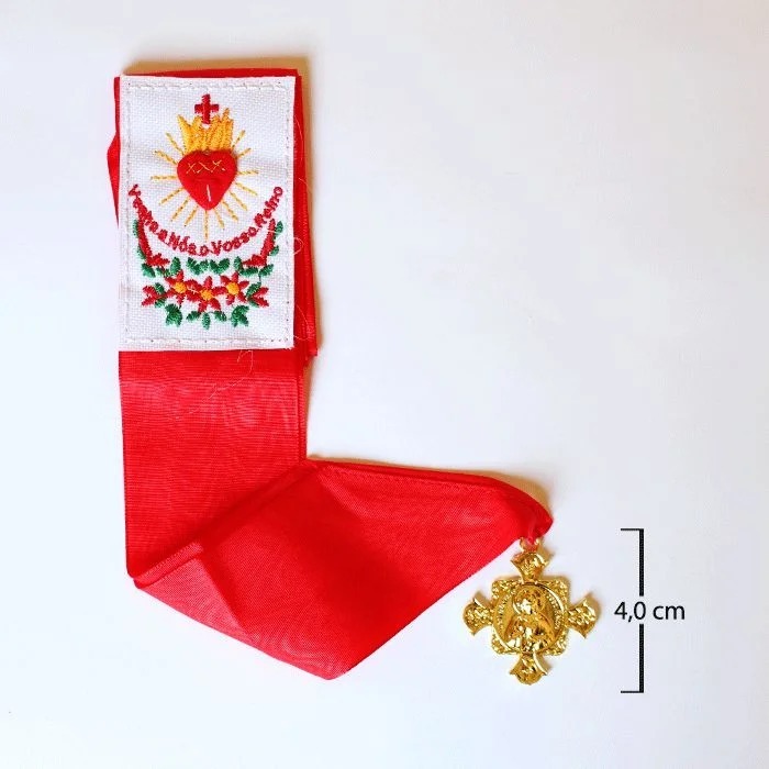 FITA-FAIXA DO APOSTOLADO VERMELHA FEMININA