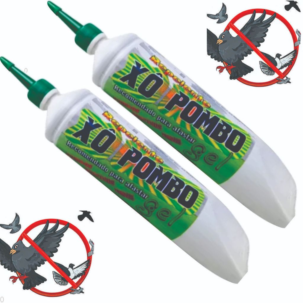 Kit 02 Espanta Pombo Espanta Passaros Espanta Morcego Espanta Pardal Xô Pombo 250 g em Oferta na Shopee