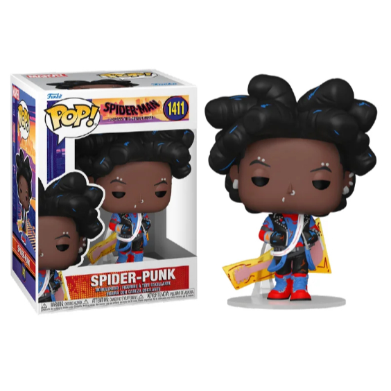 FUNKO POP MARVEL SPIDER-MAN ACROSS VERSE 2 SPIDER-PUNK 1411 NOVO ORIGINAL em Oferta na Shopee