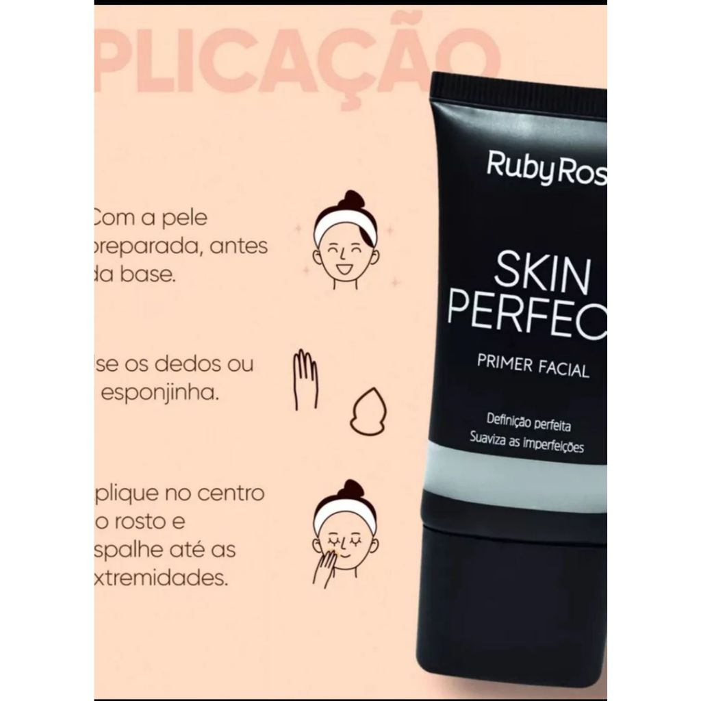Primer Para Rosto Ruby Rose Skin Perfect Primer