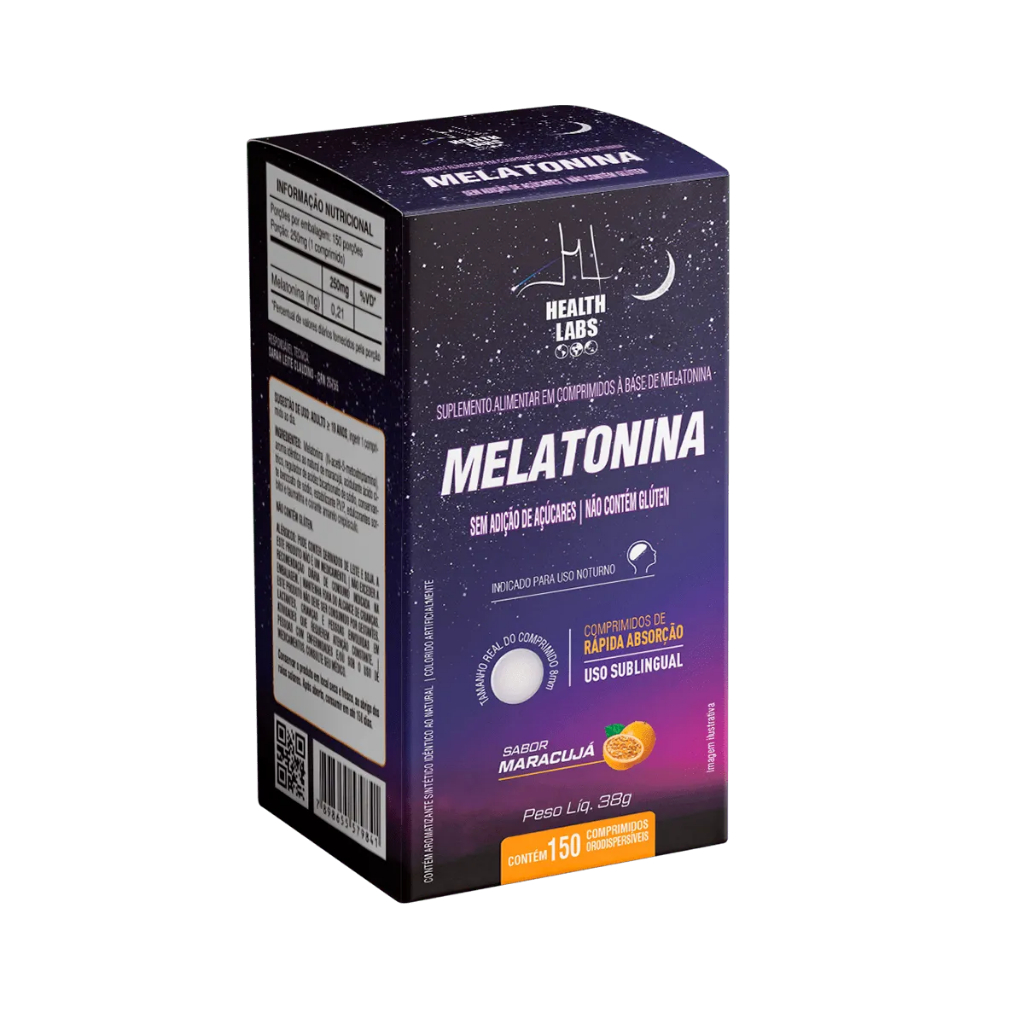 Melatonina 150 Comprimidos Maracujá - Health Labs em Oferta na Shopee