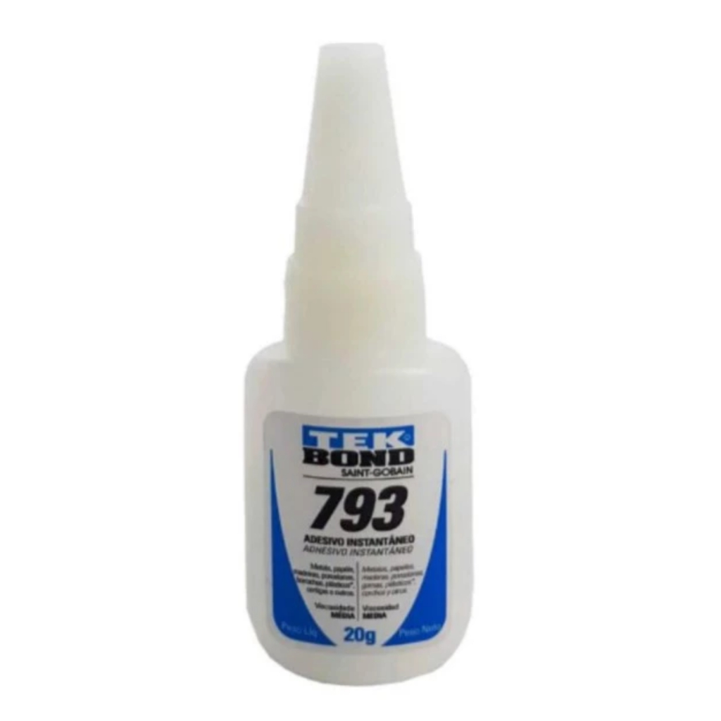 Kit 3~5 Cola Tek Bond 20g Cola Instantânea