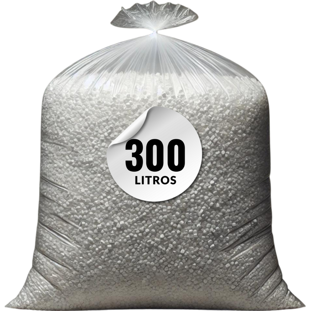 Flocos Isopor Triturado Enchimento Puff Concreto Leve Construção Civil