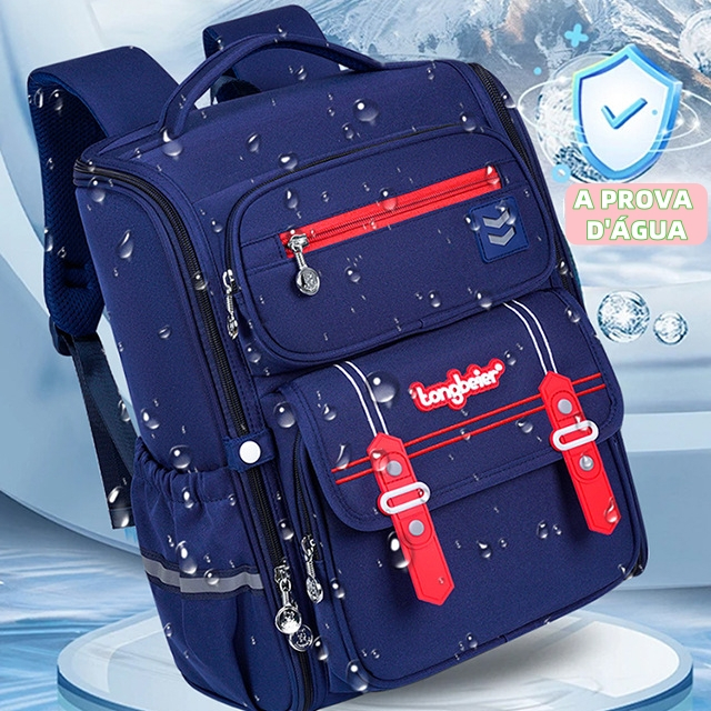 Mochila Infantil Unissex Criança Resistente Moda Impermeável para Escola Reforçada A Prova...