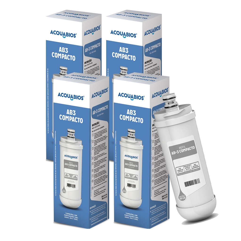 Refil Filtro P/ Purificador Água Ibbl Avanti E Mio 4und