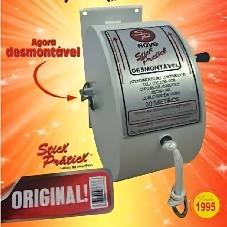 Varal Retrátil com 30 Metros Stick Pratik Extra Forte Original em Oferta na Shopee