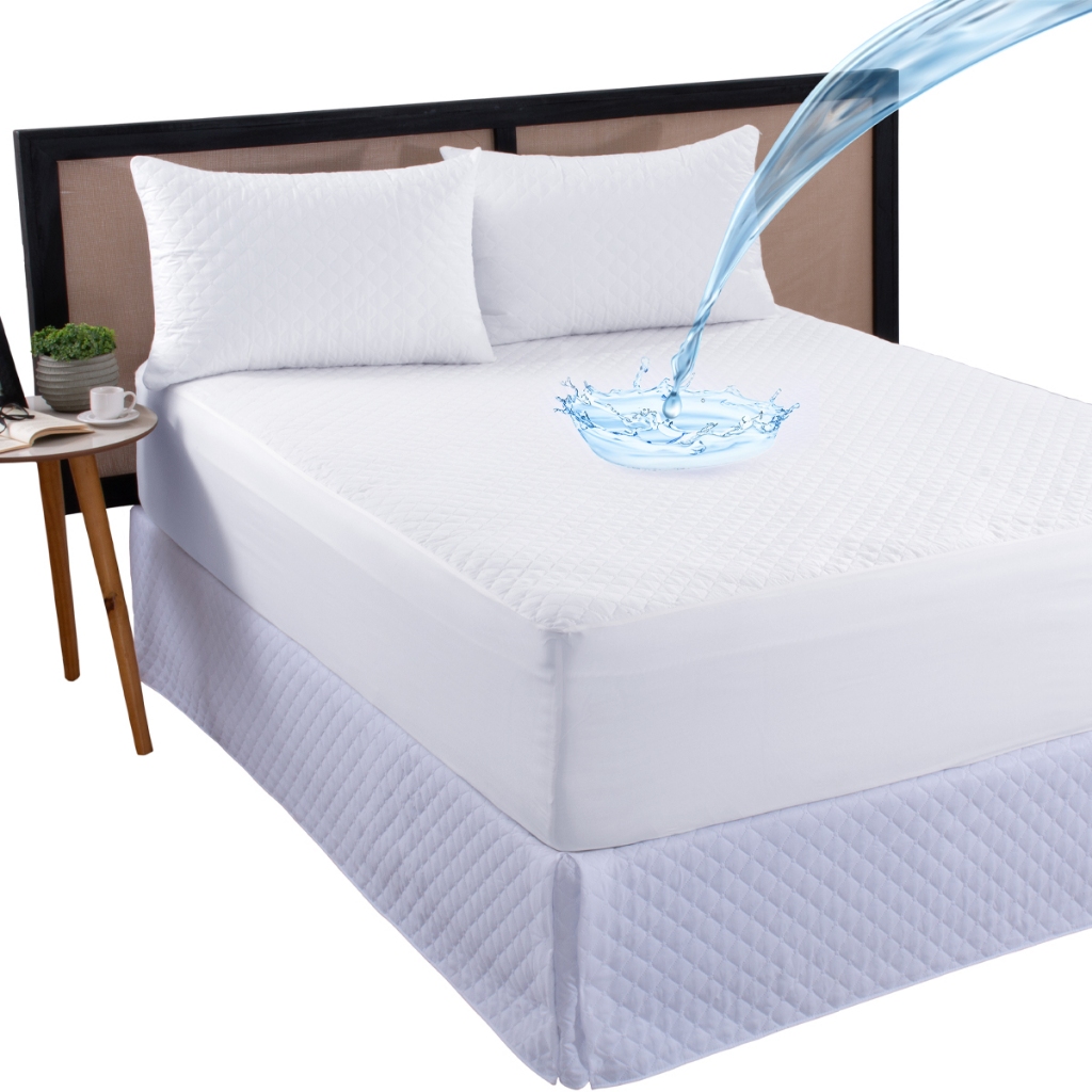 Lençol Impermeável Matelado Com Elastico Em Toda Volta Casal Queen King e Solteiro