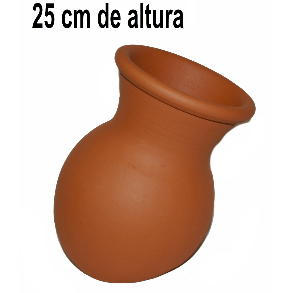 Jarro Vaso De Barro Natural - Decoração Casa/igreja