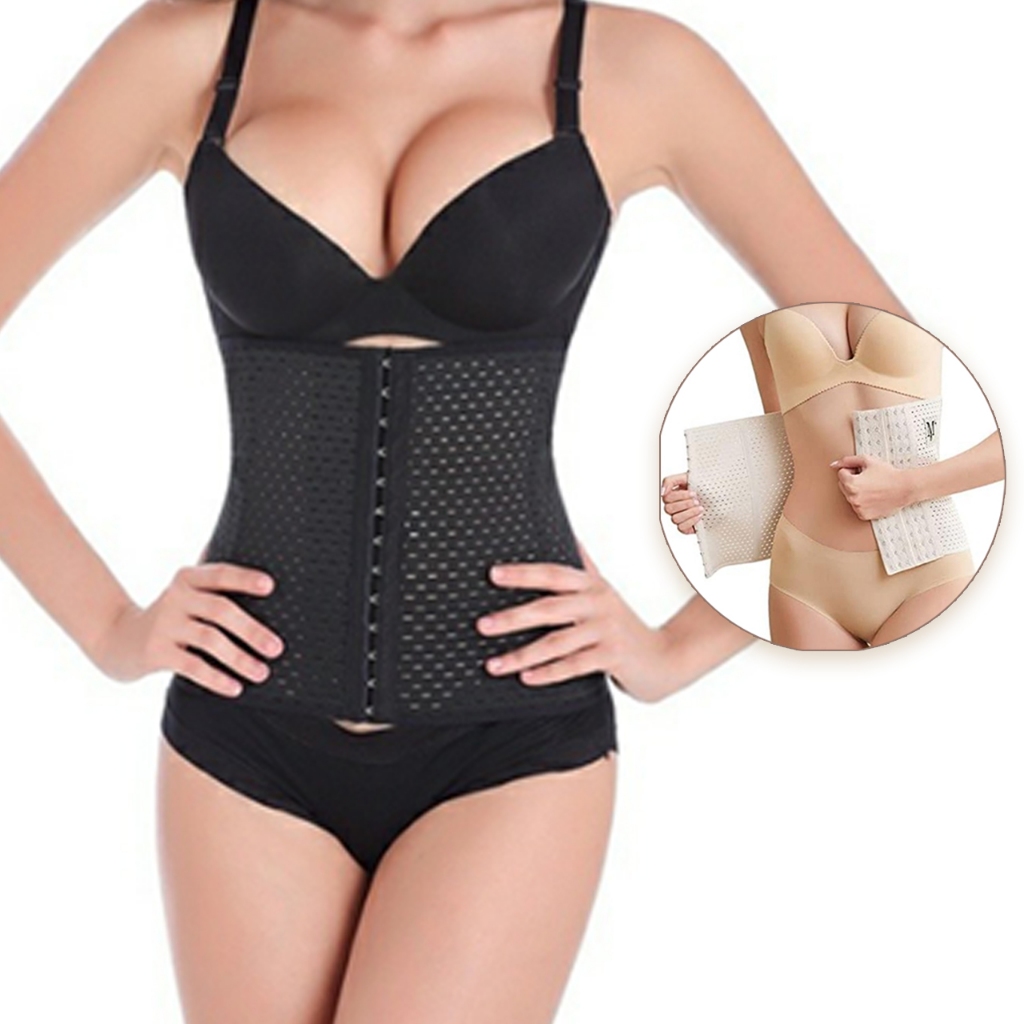 Cinturita Cinta Modeladora Abdominal NiceCotton com Compressão Aperta Barriga e Respirável