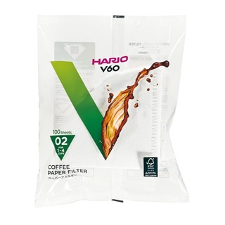 FILTRO BRANCO PARA HARIO V60 tamanho 02 - 100 unidades em Oferta na Shopee