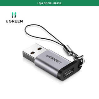 Adaptador Ugreen Tipo-C Para Usb 3.0 Com Chaveiro Portáil Compacto Dados 5Gbps em Oferta na Shopee