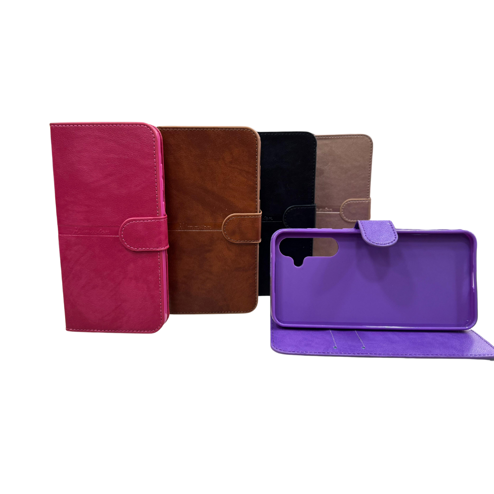 Capa Carteira de Couro Sintético Case Capinha Samsung Galaxy A14 A15 A16 A24 A25 A34 A35 A54 A55