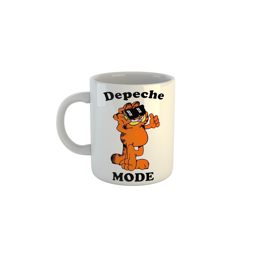 Caneca Depeche Mode Garfield Estilo Porcelana Personalizada