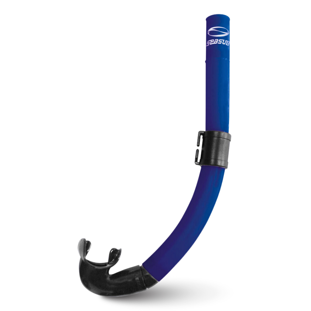 Respirador Snorkel Dua Borracha Seasub Pesca Engate Rápido