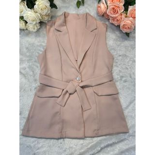 Colete Feminino Comprido tecido alfaiataria em Oferta na Shopee